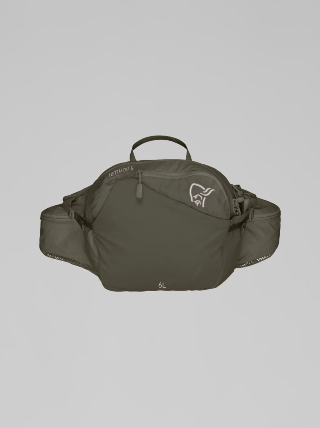 femund econyl70 6L Hip Pack, Colour: Olive Night, Gender: unisex, Size: ONE SIZE