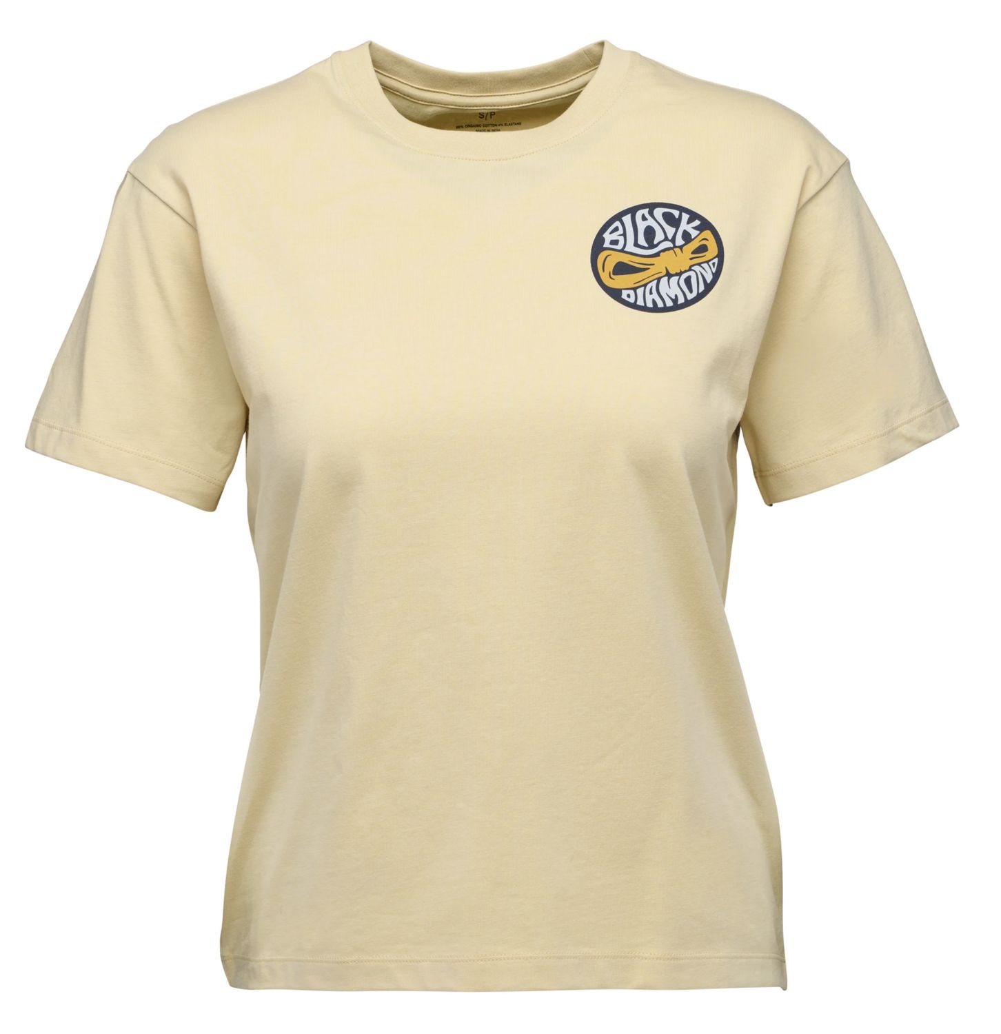 Women's Rope Badge Short Sleeve Tee, Colour: White Oak, Size: Extra Small