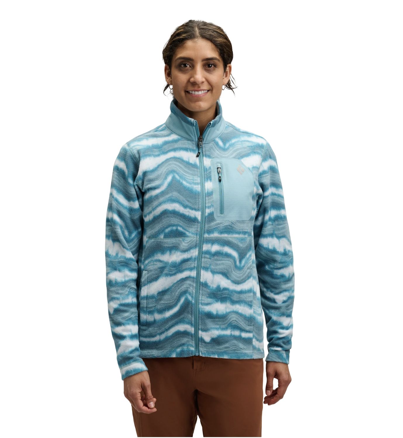 Women's Rift Full-Zip Fleece Jacket, Colour: Quartzite-Glacier, Size: Extra Small