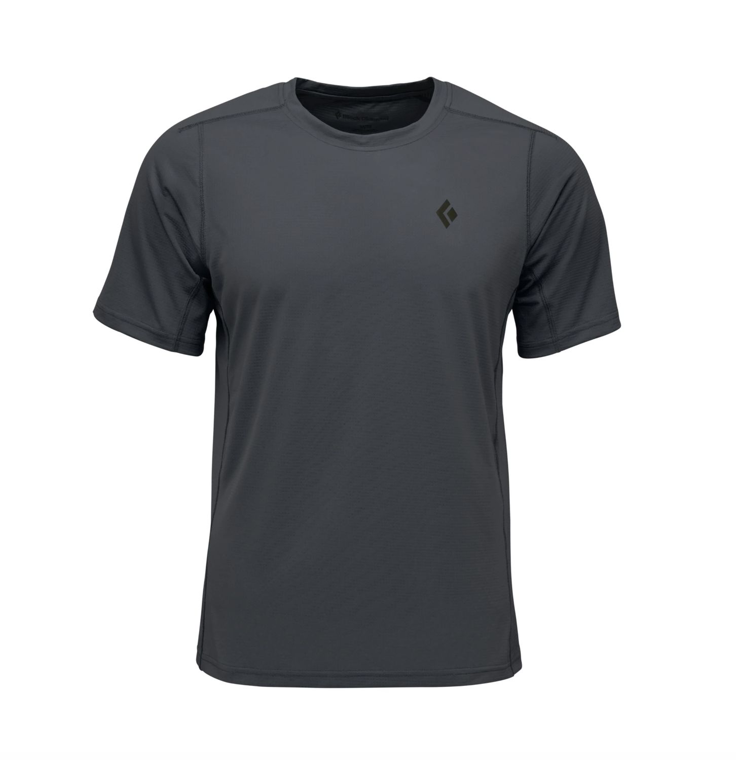 Men's Distance Short Sleeve Tech Tee, Colour: Charcoal, Size: Small