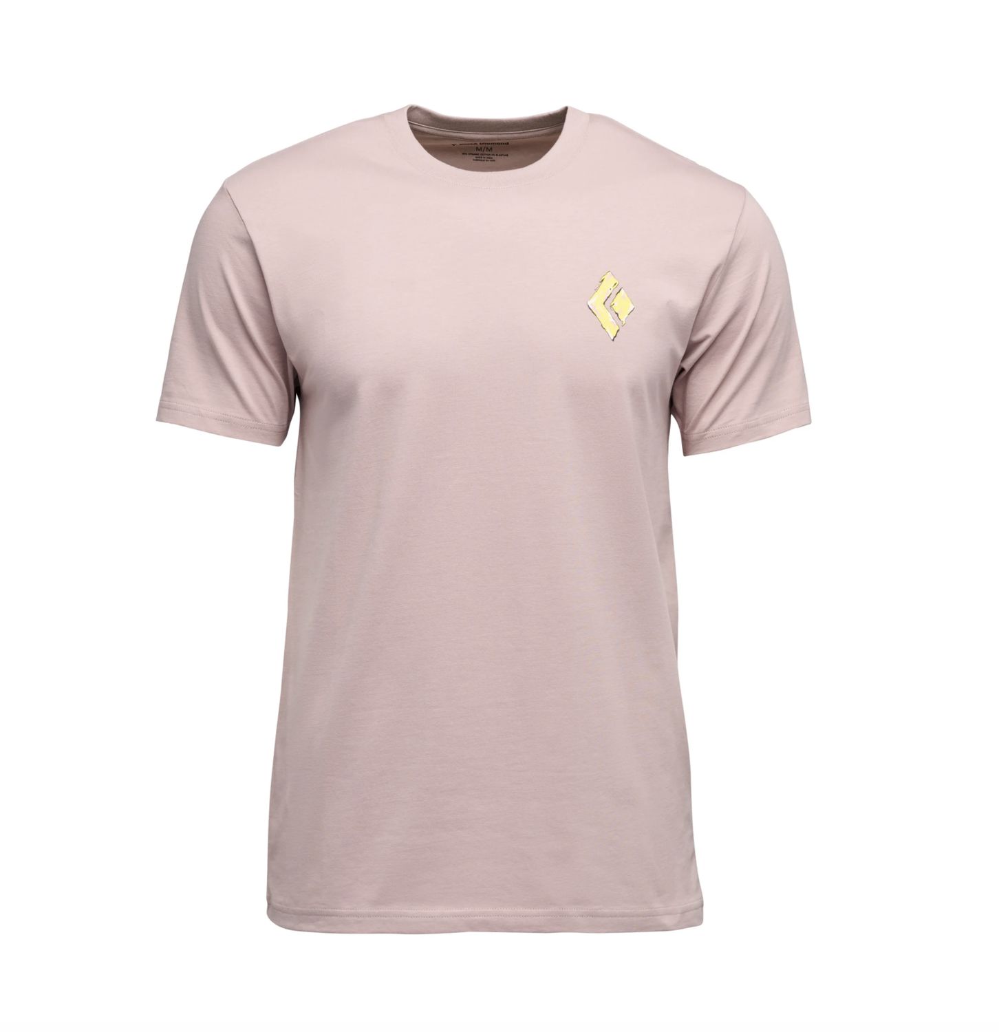 Men's Shredded Short Sleeve Tee, Colour: Pale Mauve, Size: Extra Small