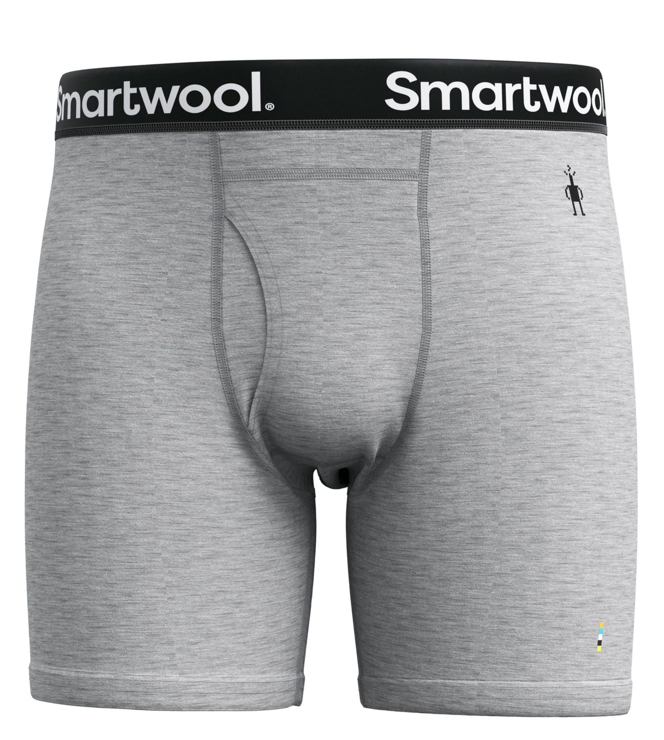 Smartwool Men's Merino Boxer Brief, Color: Light Grey, Size: S