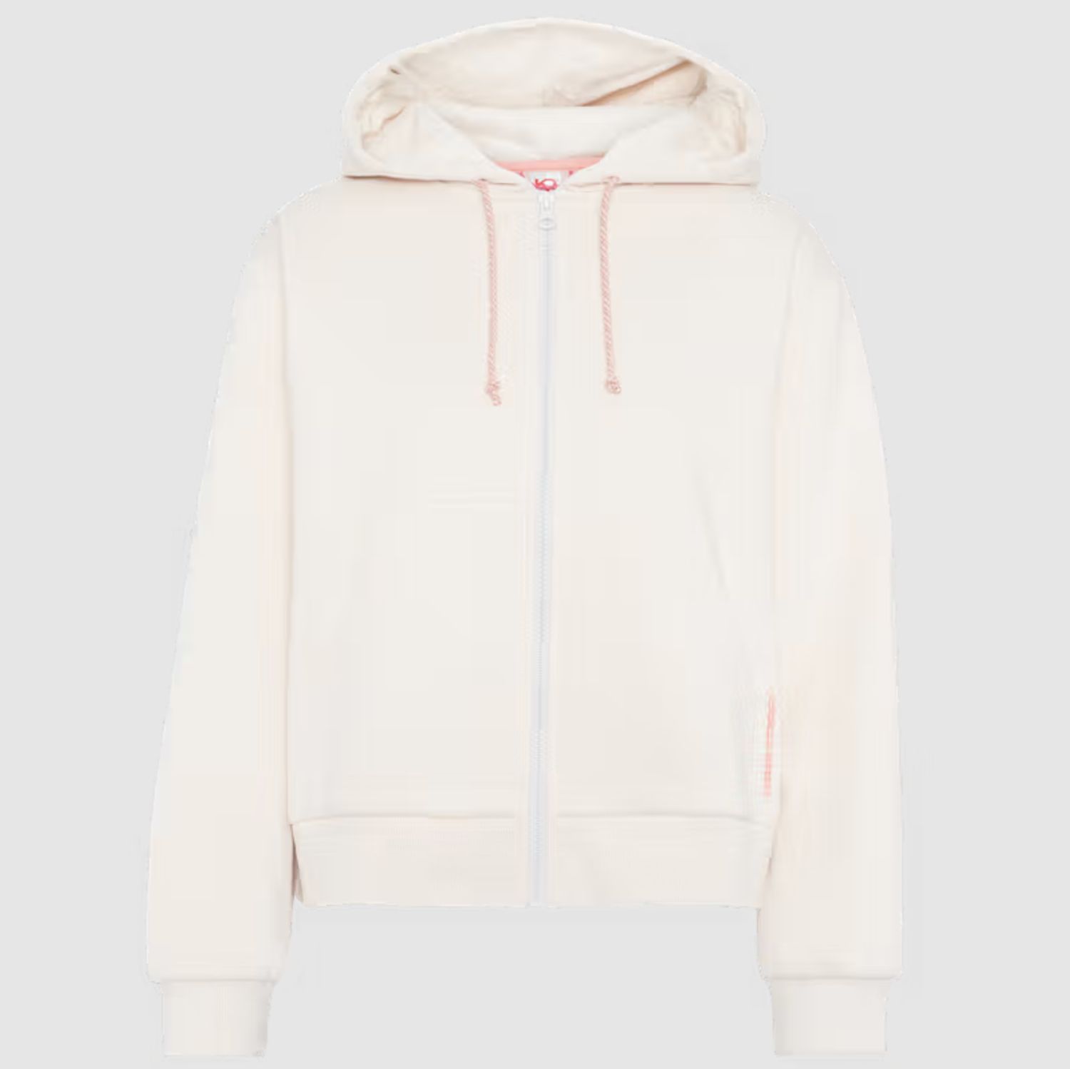 Anelie Zip Hoody, Colour: LIGHT BEIGE, Size: S