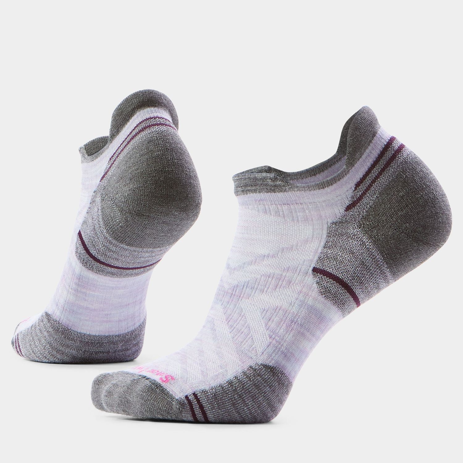 Women's Hike Targeted Cushion Low Ankle Socks, Colour: PURPLE ECLIPSE, Size: S