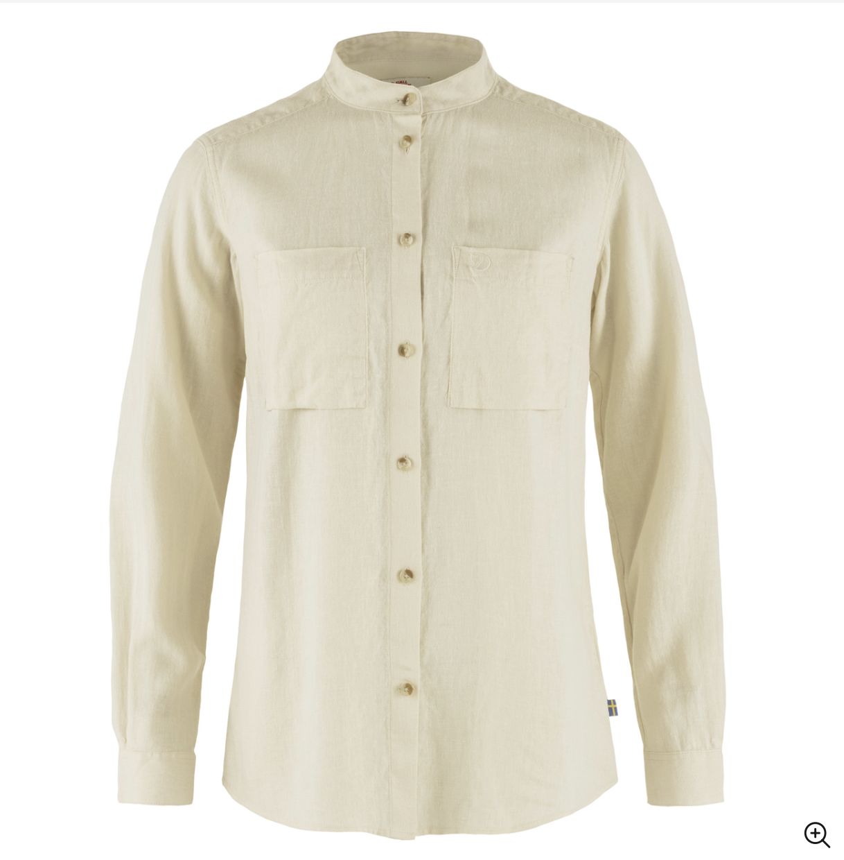 Övik Hemp Shirt LS W, Colour: Chalk White, Size: S
