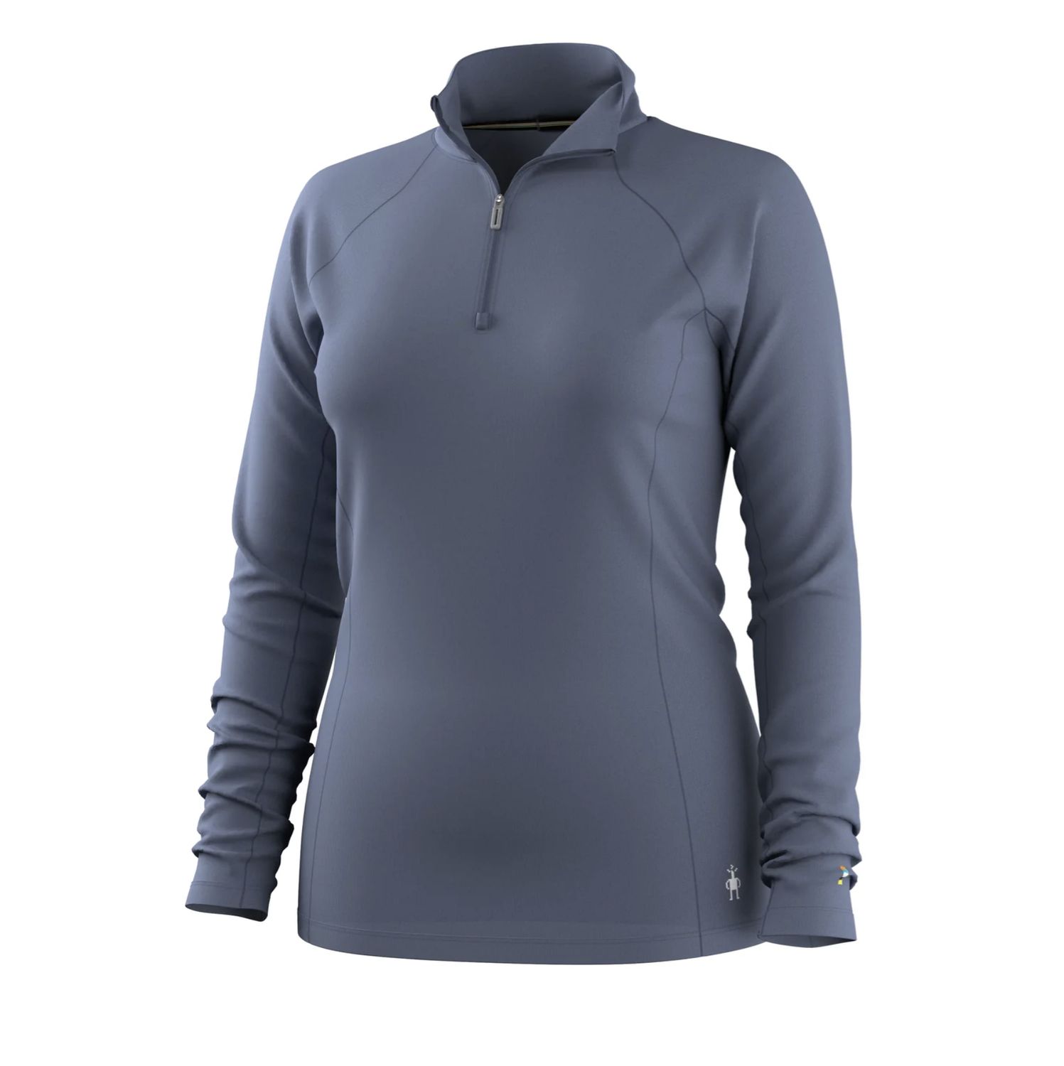 Women's Classic All-Season Merino Base Layer 1/4 Zip Boxed, Colour: NIGHTFALL BLUE, Size: S