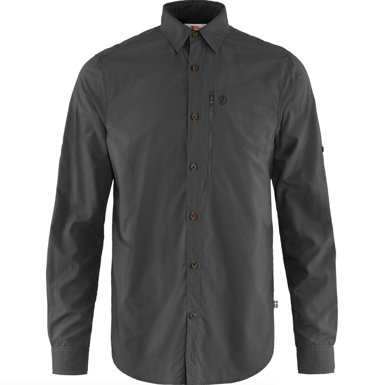 Abisko Hike Shirt LS M, Colour: Dark Grey, Size: S