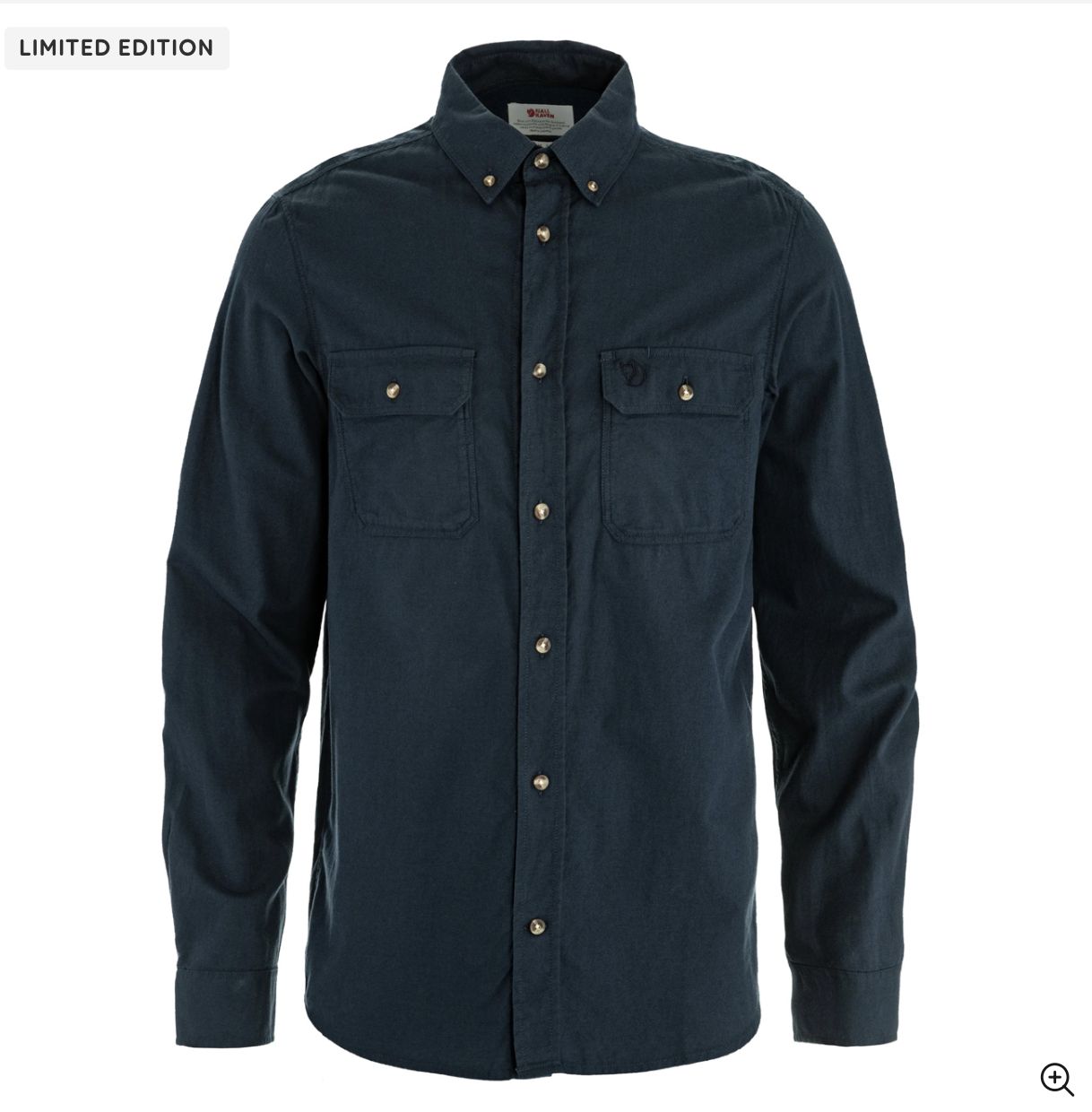 Övik Lite Flannel Shirt M, Colour: Dark Navy, Size: S