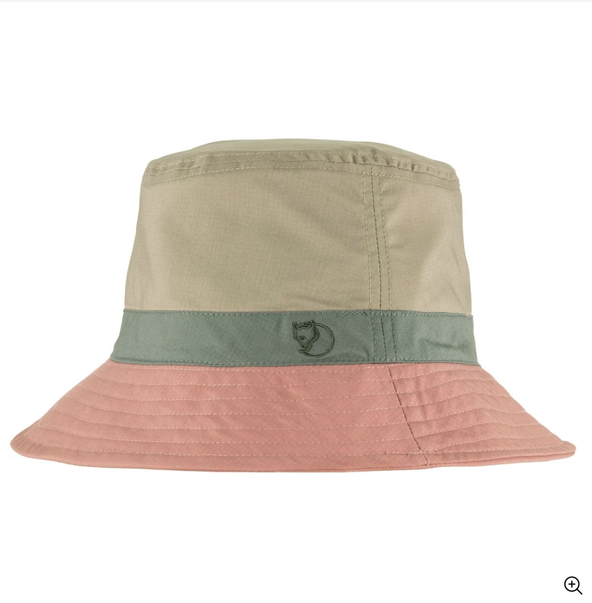 Reversible Bucket Hat, Colour: Dusty Rose-Fossil, Size: S/M