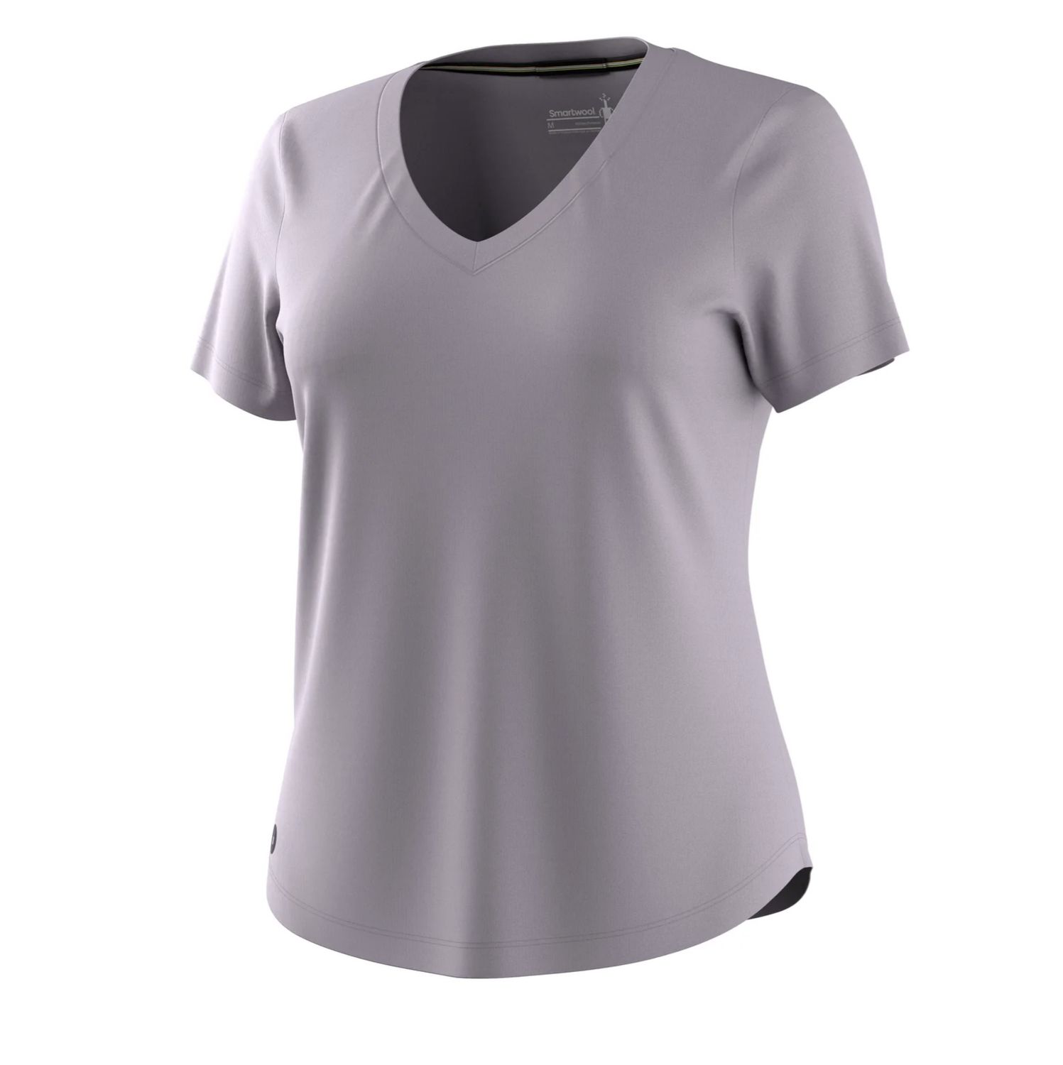 Women's Active Ultralite V-Neck Short Sleeve, Colour: PURPLE STORM, Size: S