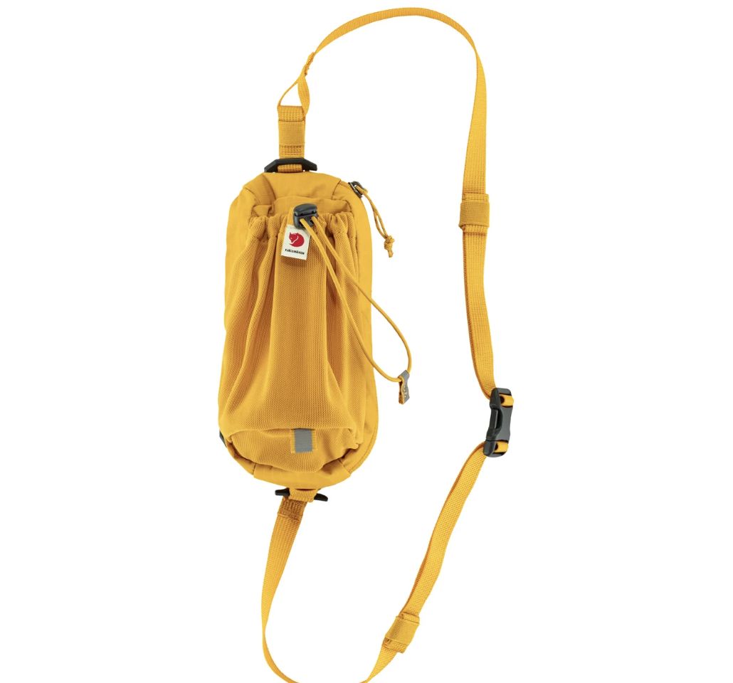 Abisko Bottle Pocket, Colour: Mustard Yellow, Size: One Size