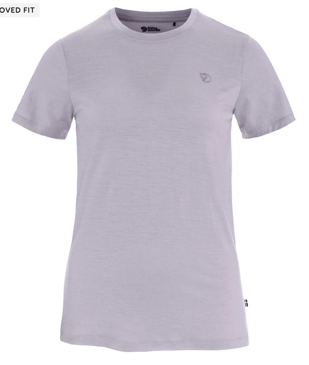 Abisko Wool SS W, Colour: Lavender Mist, Size: XS