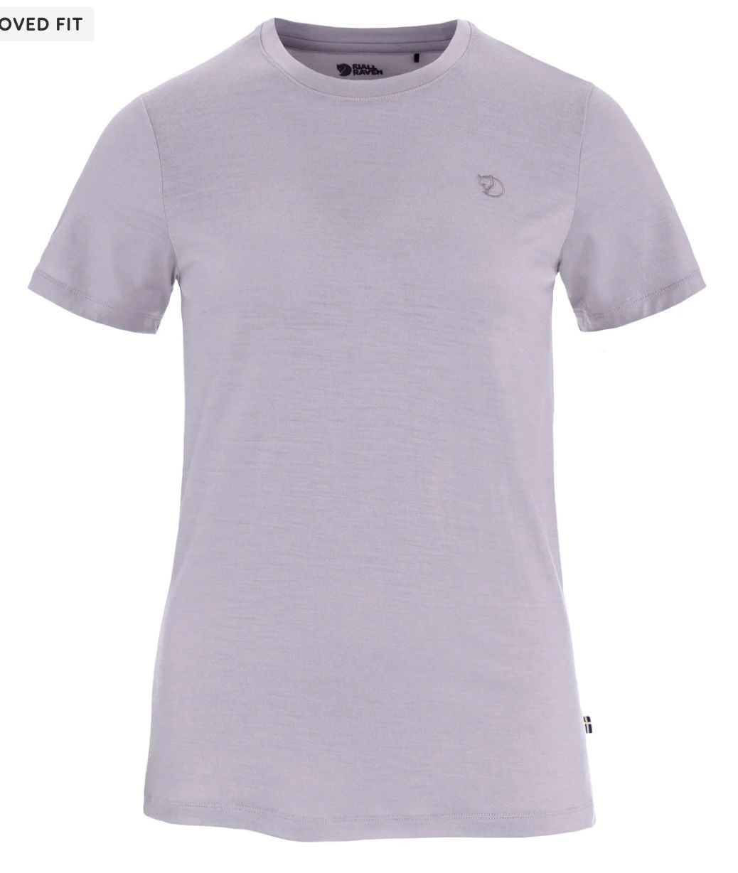 Abisko Wool SS W, Colour: Lavender Mist, Size: XS