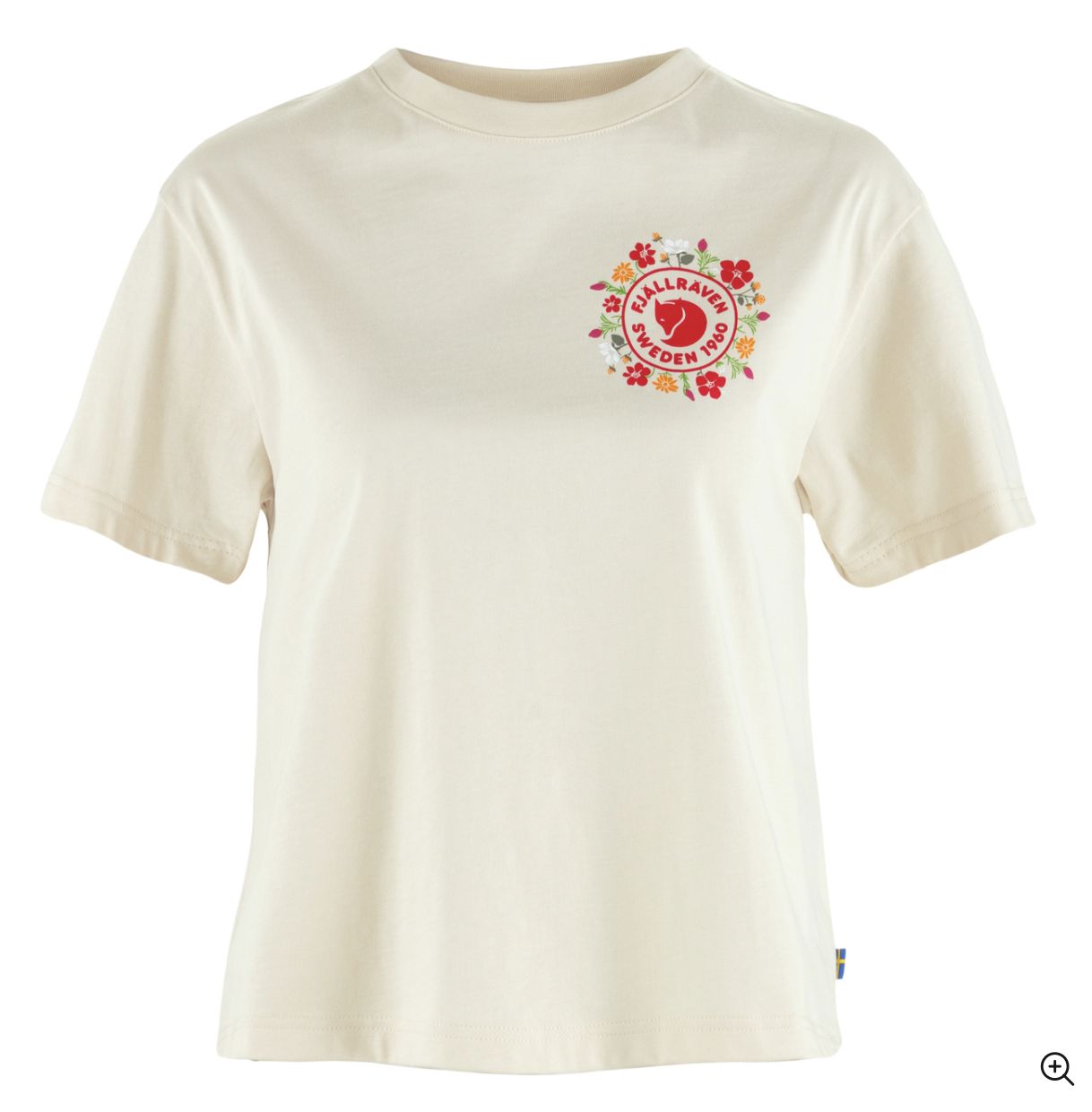 Fjällblomster Logo T-shirt W, Colour: Chalk White, Size: XS