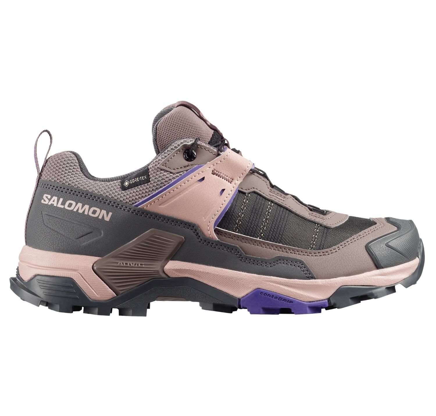 SHOES X ULTRA 5 GTX W Iron/Shadow/Deep B, Size: 5.5 Women's