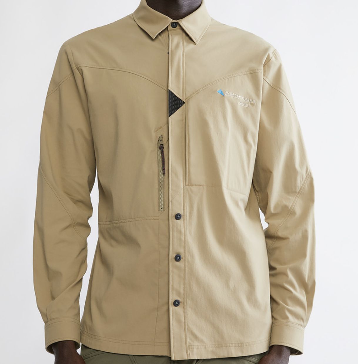 Garm LS Shirt M's, Colour: Khaki, Size: M