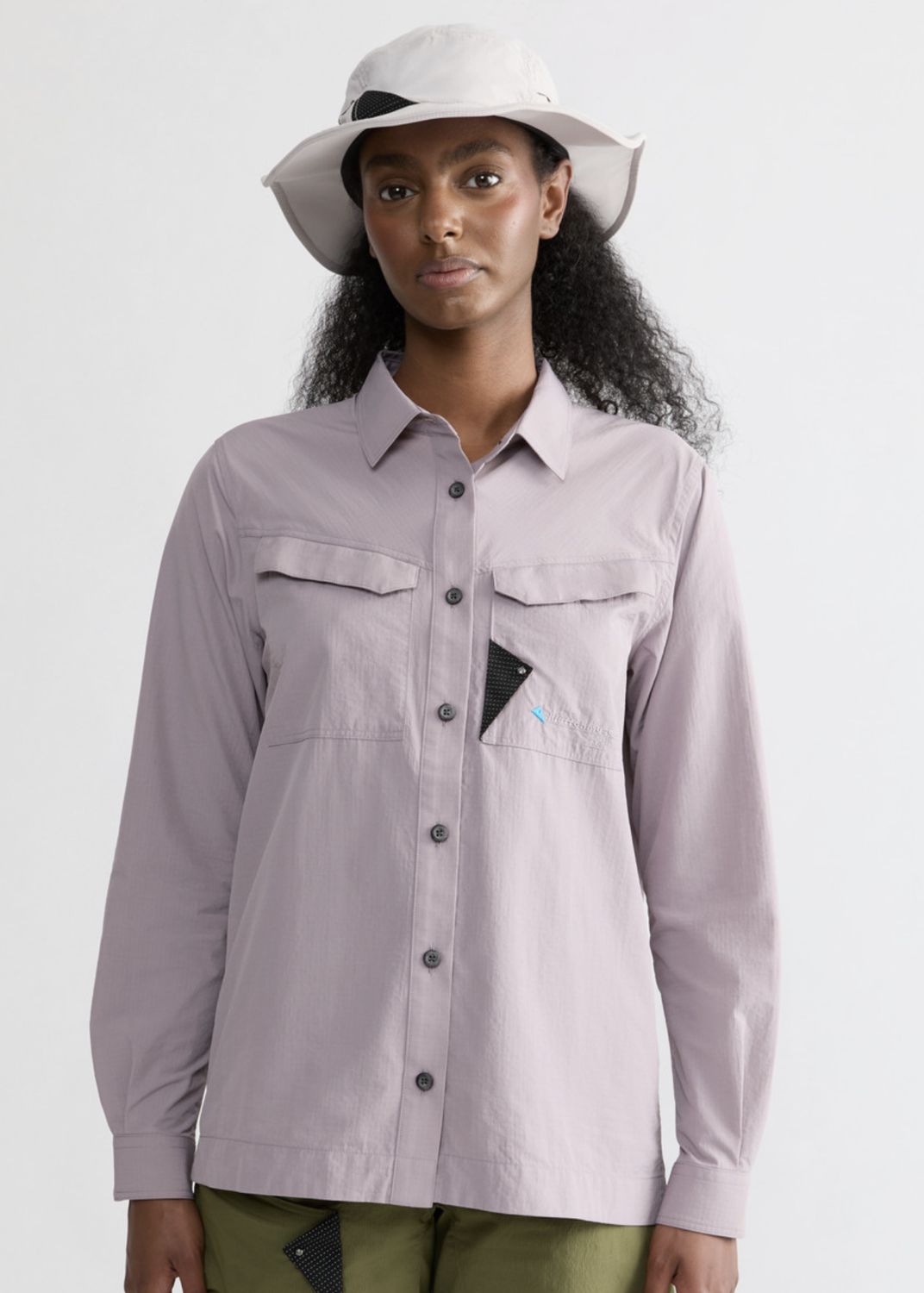 Syn LS Shirt W's, Colour: Purple Dove, Size: S