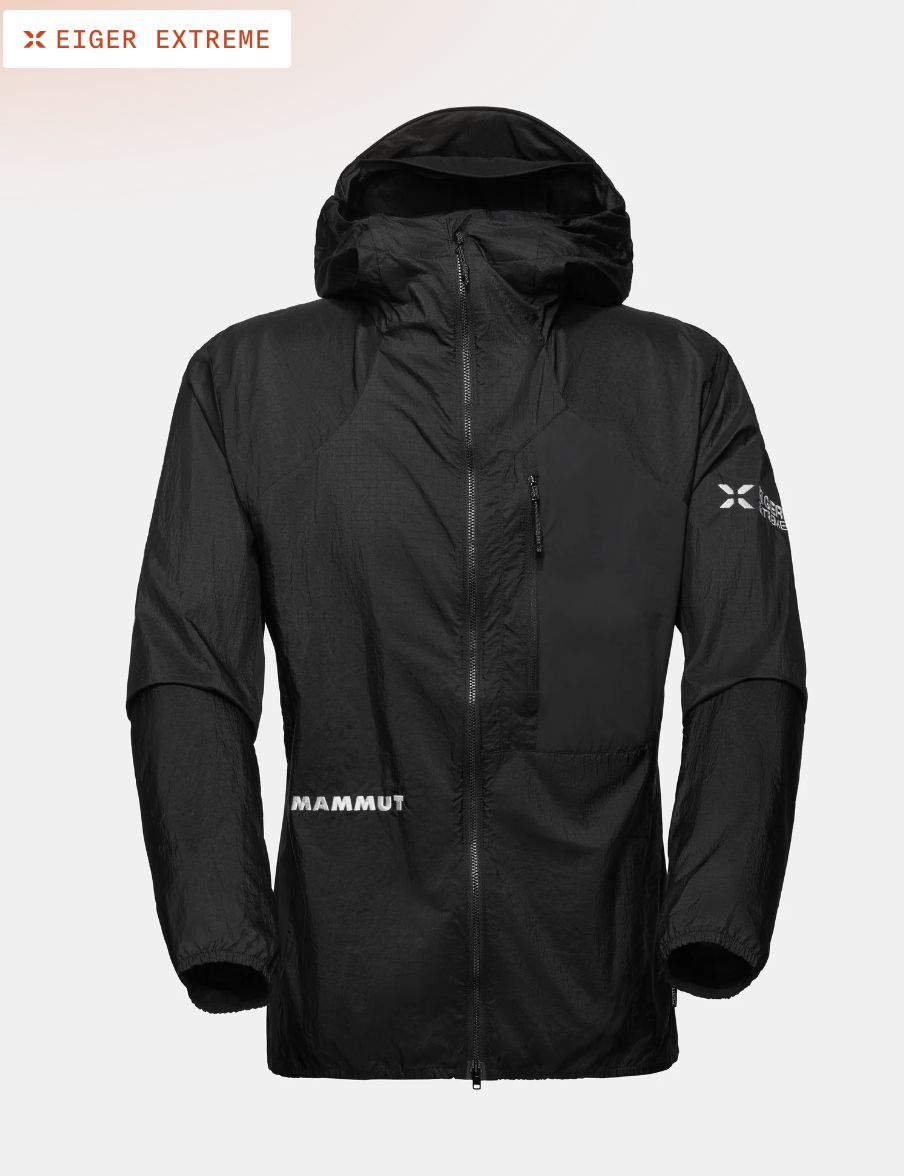 Eiger Nordwand Advanced WB Hooded Jacket Men, Color: BLACK, Size: L
