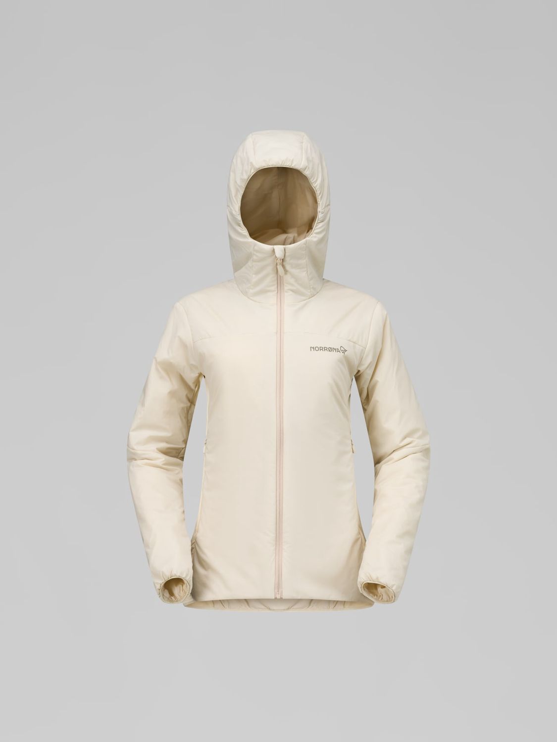 femund thermo60 Zip Hood, Colour: Oatmeal, Gender: womens, Size: L