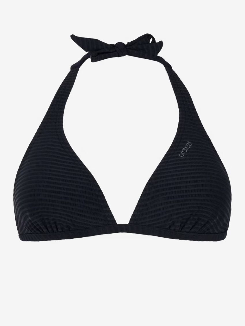 mixcaviar halter bikini top b-cup, Colour: true black, Size: S36C