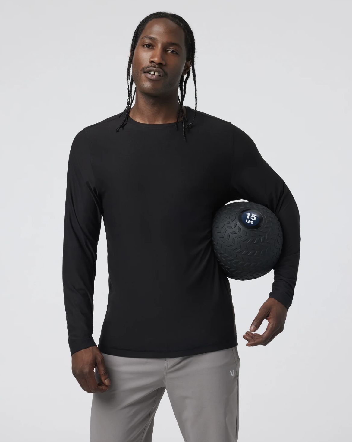 L/S Strato Tech Tee, Colour: Black, Size: XXS