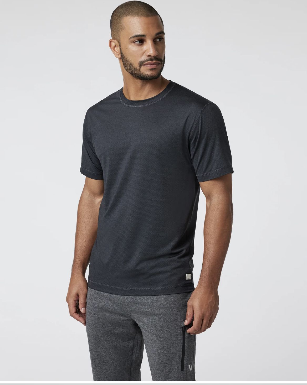 Tradewind Performance Tee 2.0, Colour: Black Heather, Size: XXS