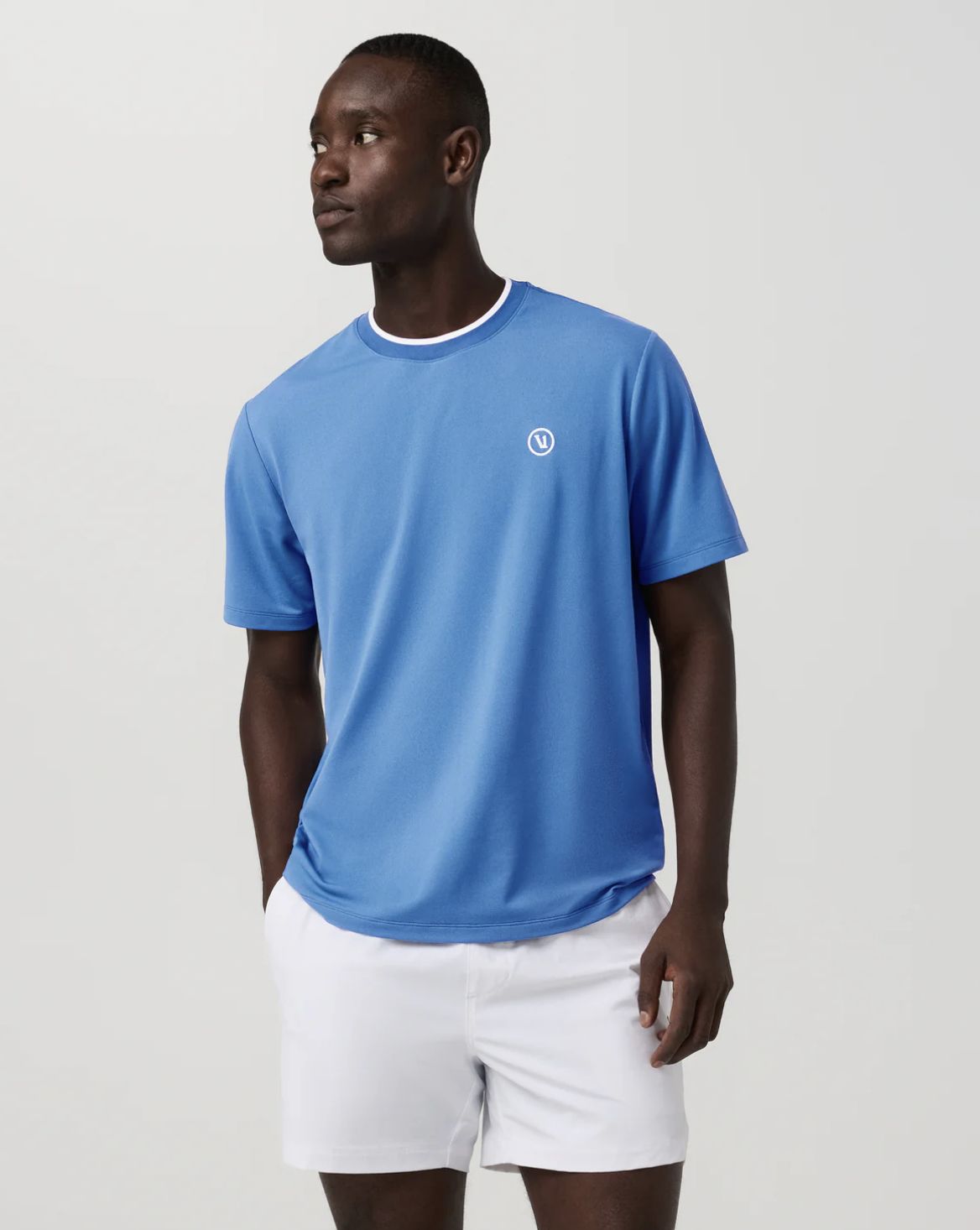 S/S Gamepoint Tee - Relaxed, Colour: Court Blue, Size: XXS