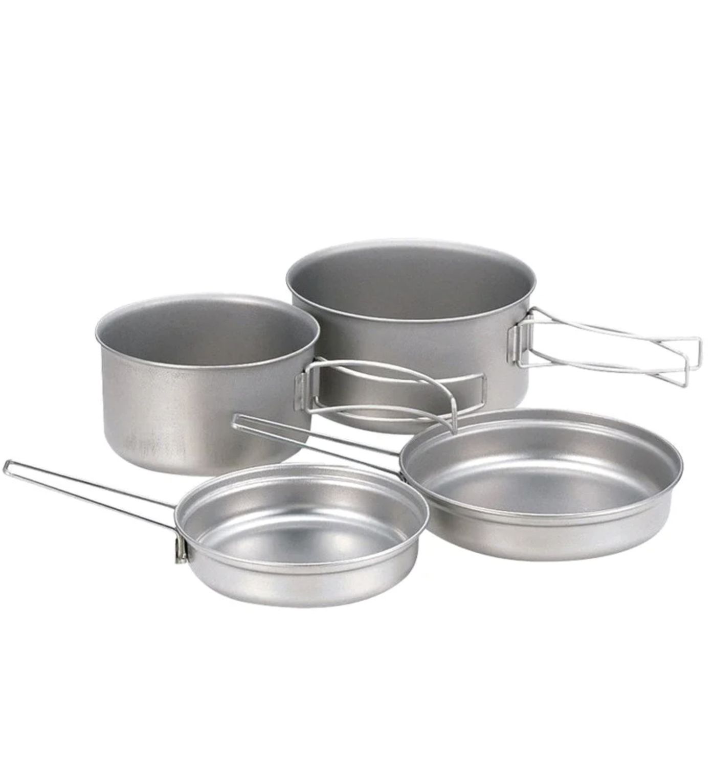 Multi Compact Cookset Titanium, Colour: Silver, Size: ONE SIZE