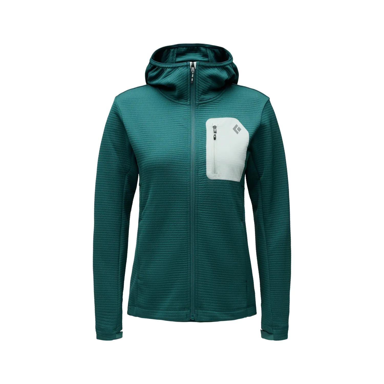 Women's Diverge Full Zip Hoody, Colour: Deep Woods, Size: Small