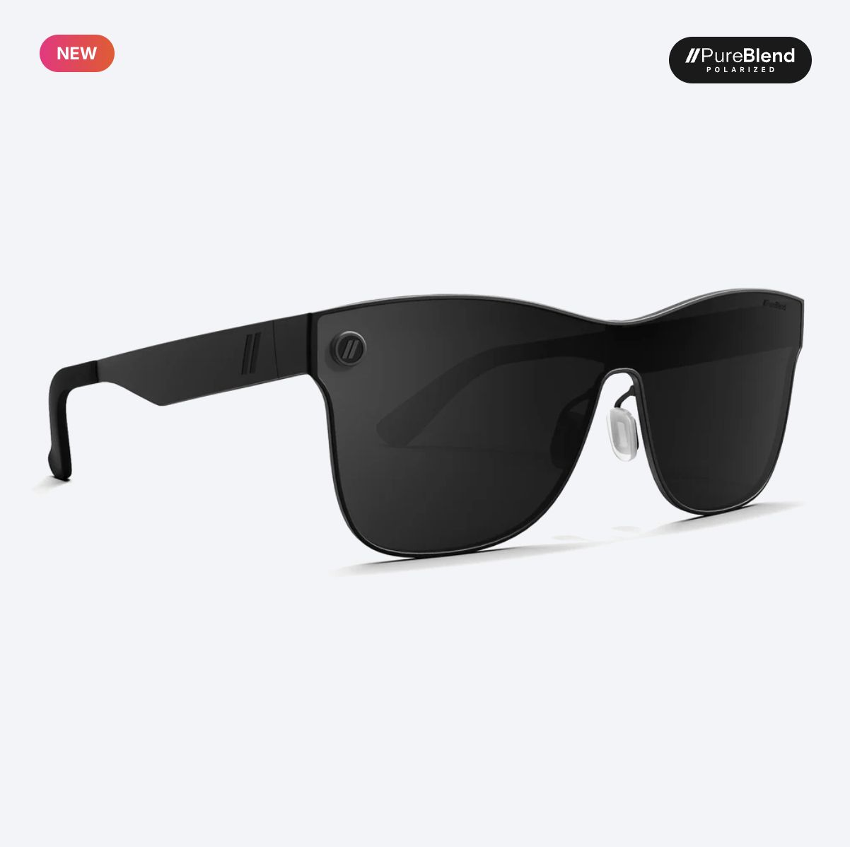 Metal Millenia, Color: Jet Black, Frame/Lens: Matte Black / Smoke POL