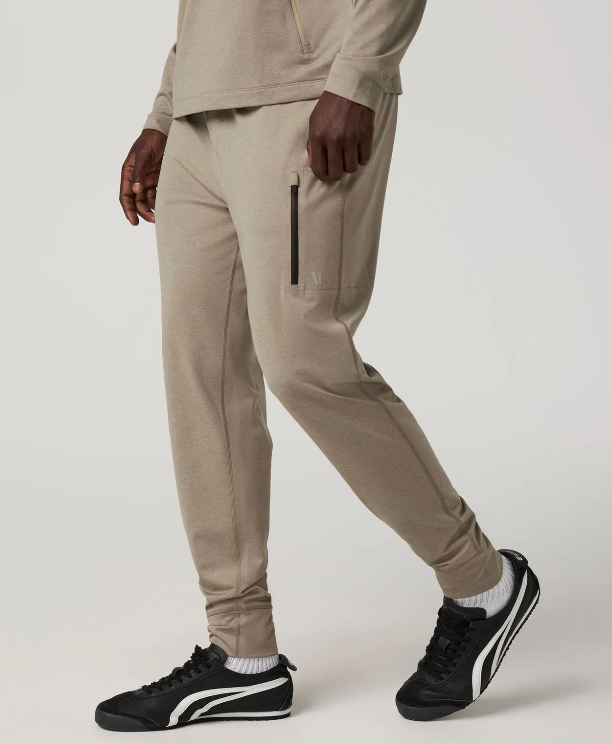 Sunday Performance Jogger 28", Colour: Biscotti Heather, Size: S