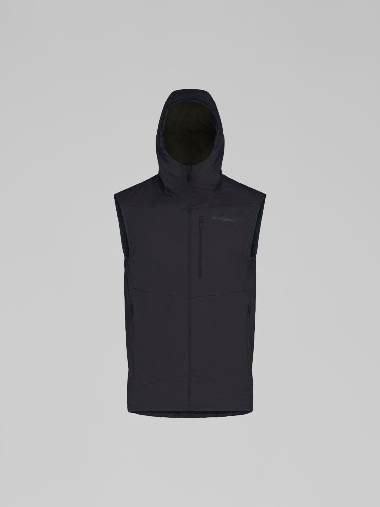lyngen thermo100active Vest, Colour: Caviar Black, Gender: mens, Size: L