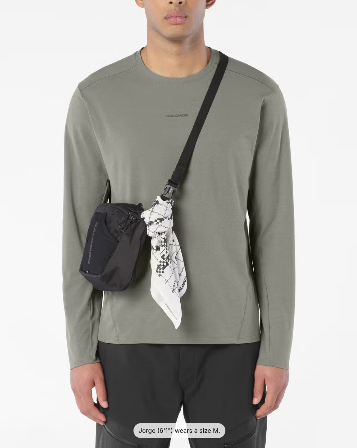 TRACKLINE LS TEE M Castor Gray, Gender: Men, Size: L
