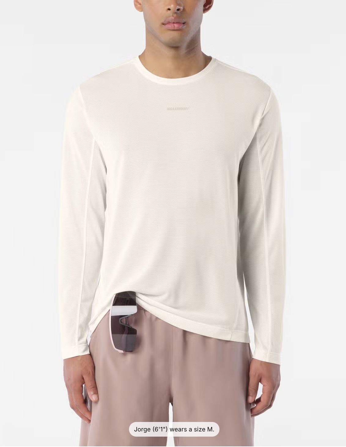 SHKout CORE LS TEE GFX M WHISPER WHITE/P, Gender: Men, Size: L