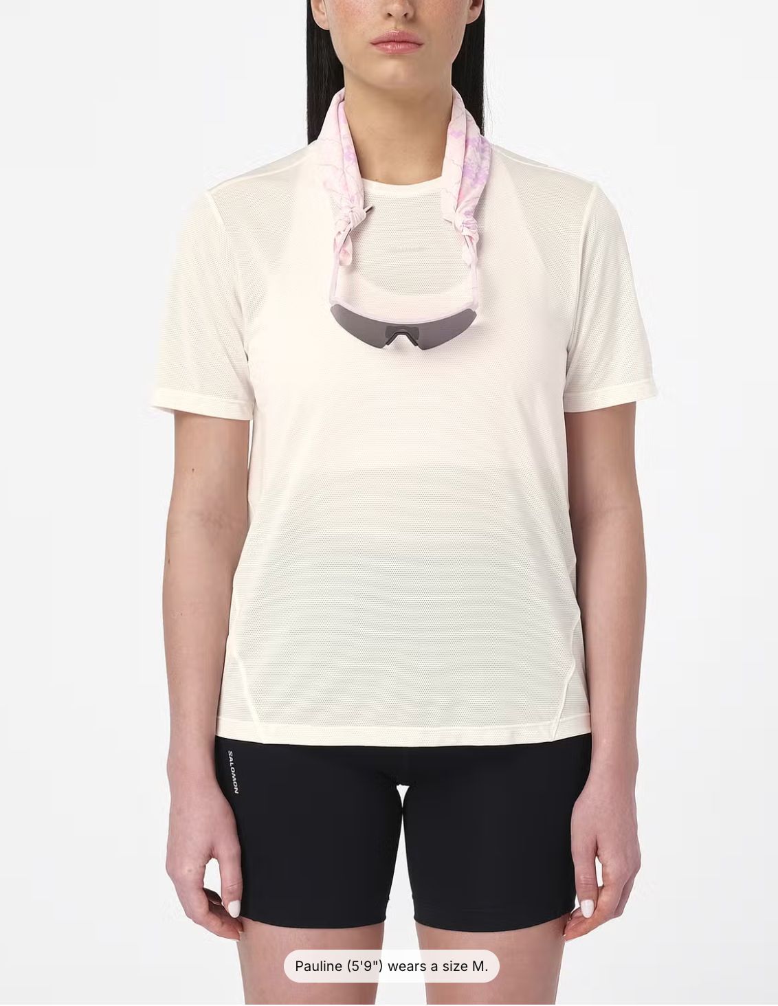 SHKout CORE SS TEE GFX W WHISPER WHITE/P, Gender: Women, Size: L