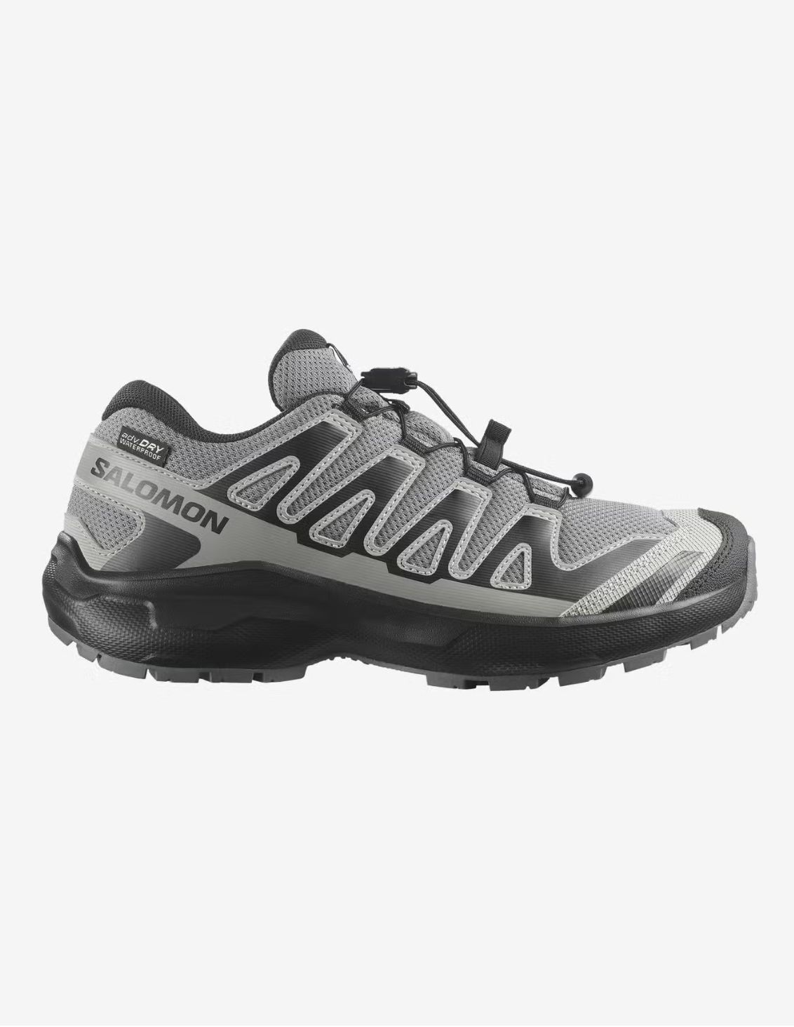 SHOES XA PRO WP J Sedsa/Black/Wrought Ir, Gender: Kids, Size: 1 Youth