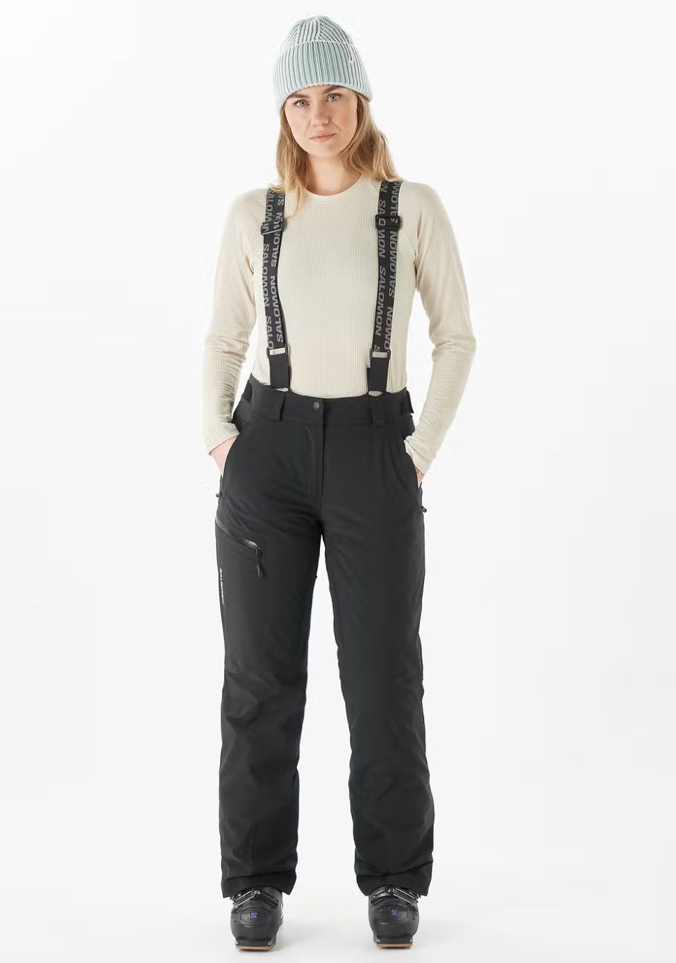 BRILLIANT PANT W DEEP BLACK, Gender: Women, Size: L