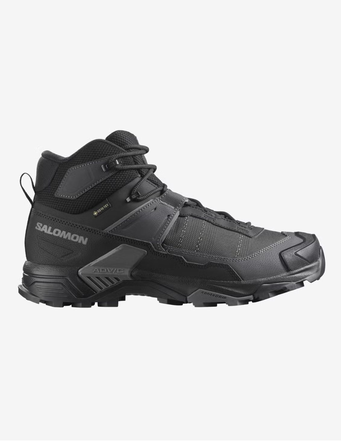 SHOES X ULTRA 5 MID WIDE GTX Black/Aspha, Gender: Men, Size: 10.5 Men's