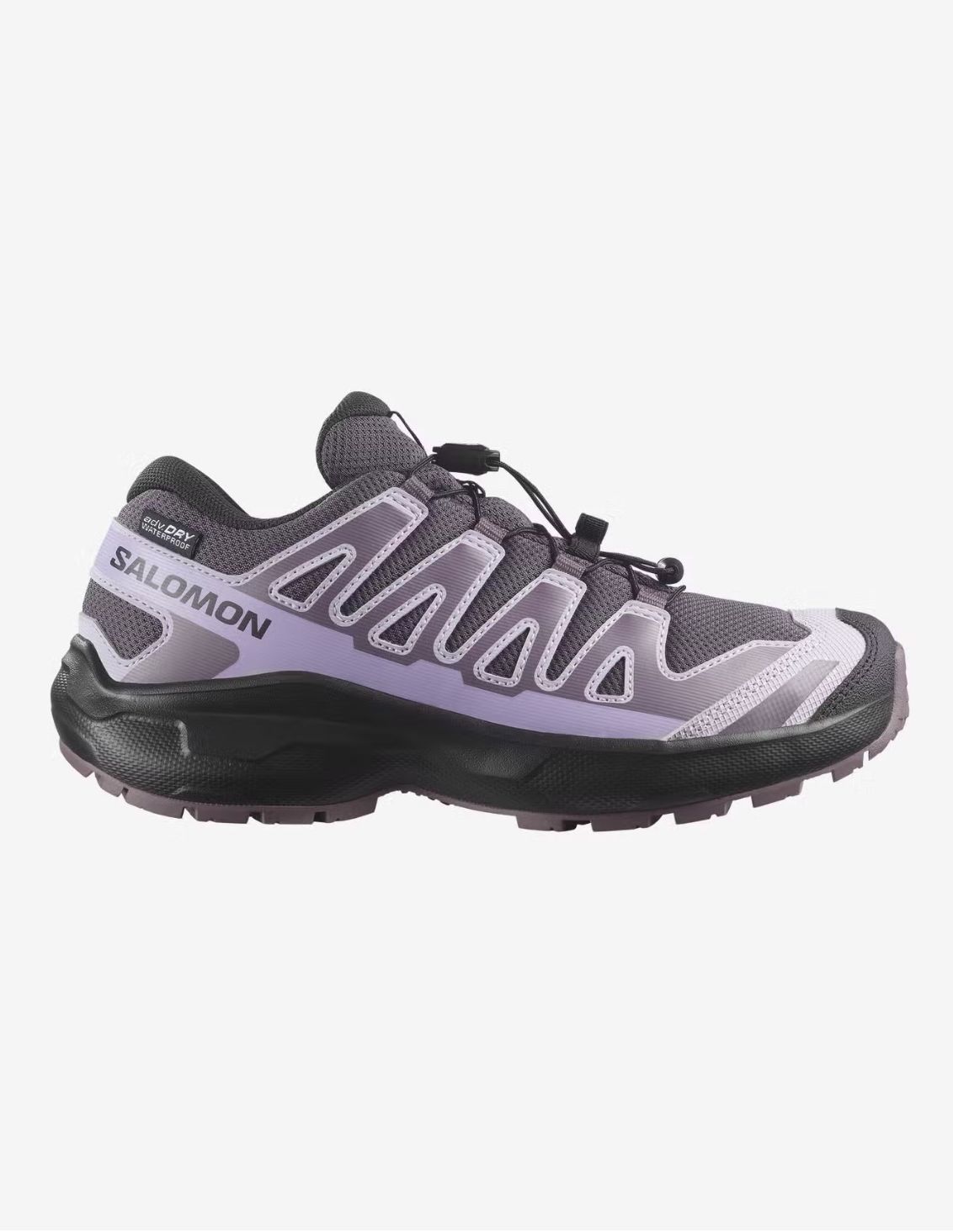 SHOES XA PRO WP J 9 Iron/Excali/Cosmic, Gender: Kids, Size: 1 Youth