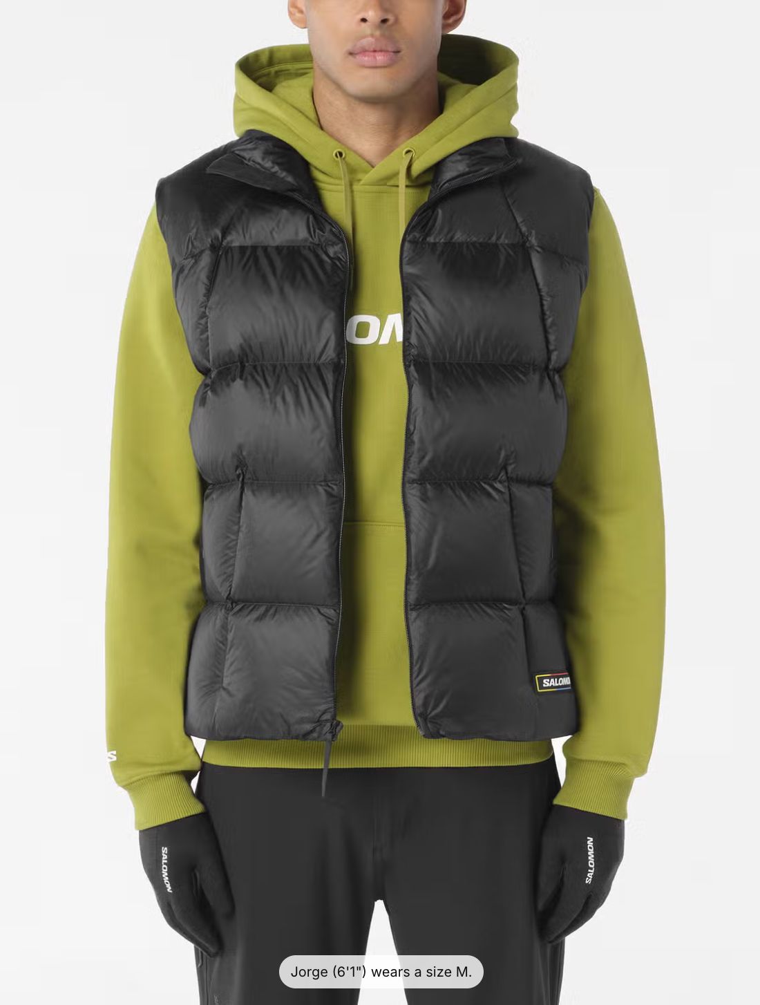 OUTPULSE DOWN VEST M DEEP BLACK, Gender: Men, Size: L