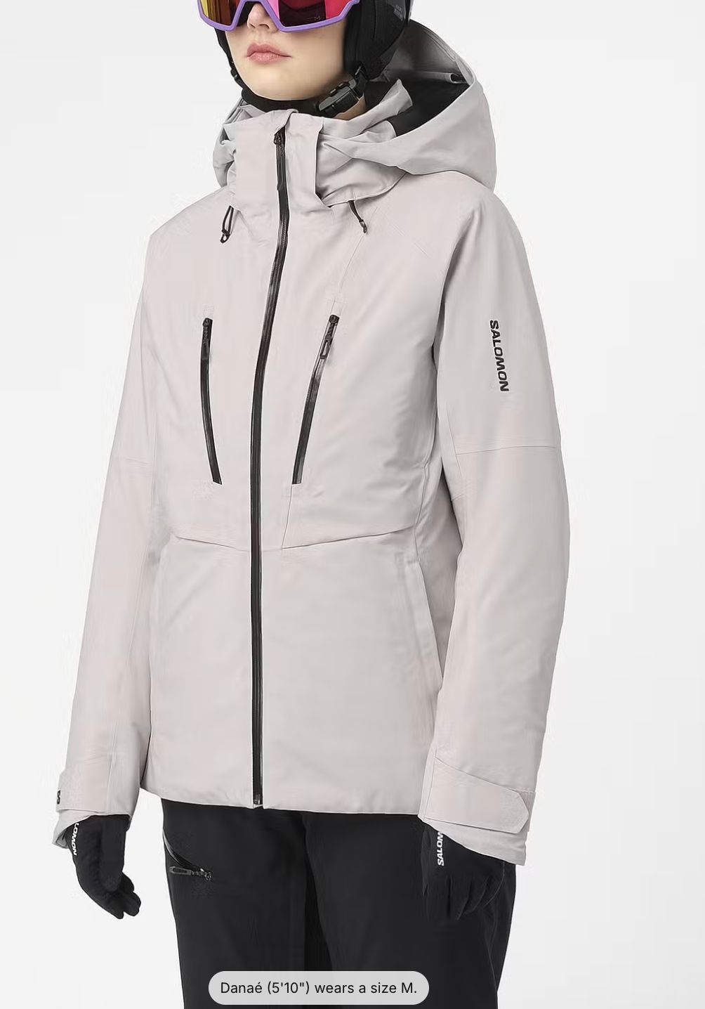 BRILLIANT 2.0 JACKET W SILVER CLOUD, Gender: Women, Size: L