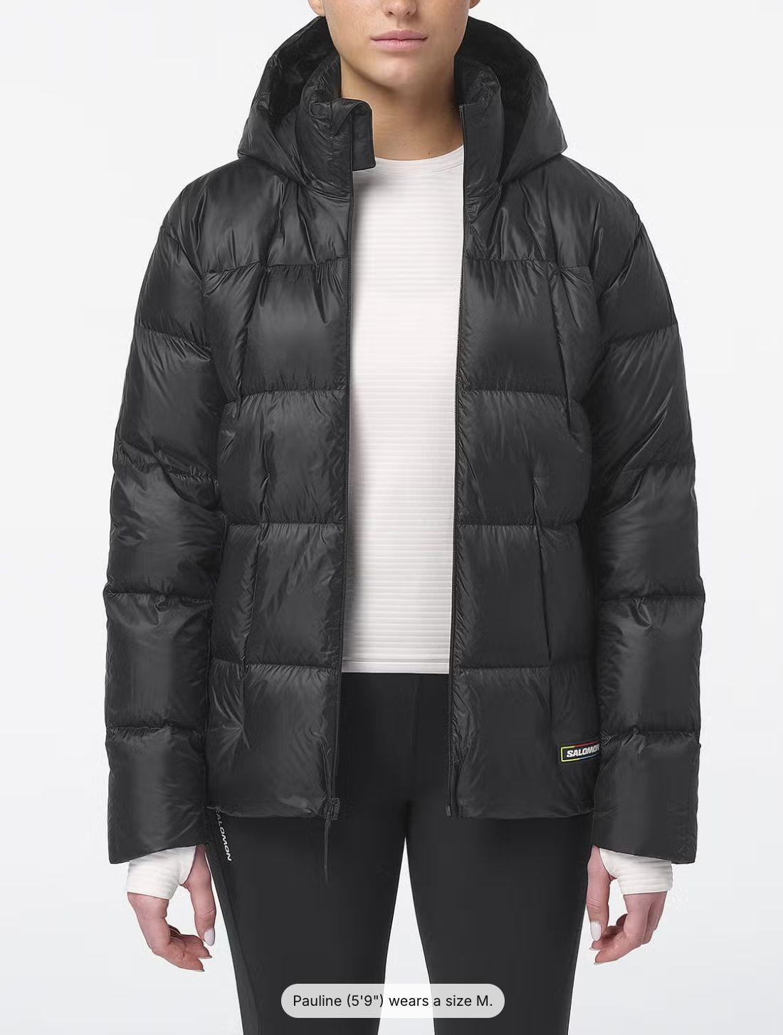 OUTPULSE DOWN JKT W DEEP BLACK, Gender: Women, Size: L