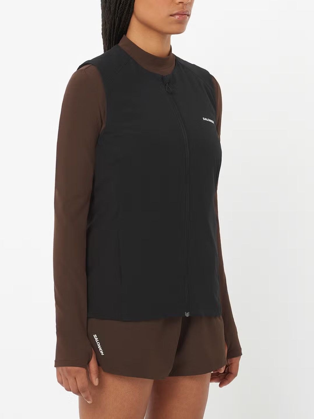 MNTAIN FLEX HYB VST W DEEP BLACK, Gender: Women, Size: L