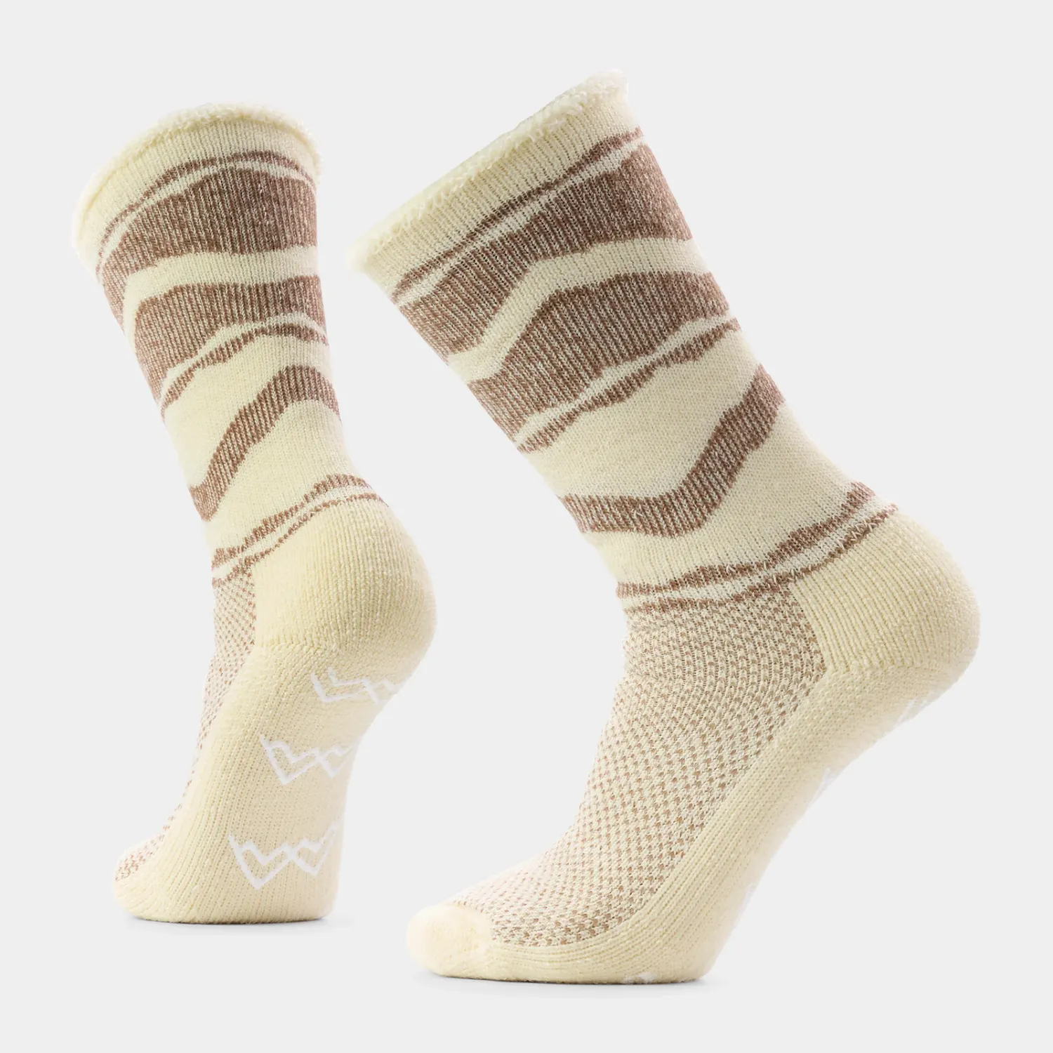 Everyday Cozy Slipper Socks, Colour: MOCHA, Size: S
