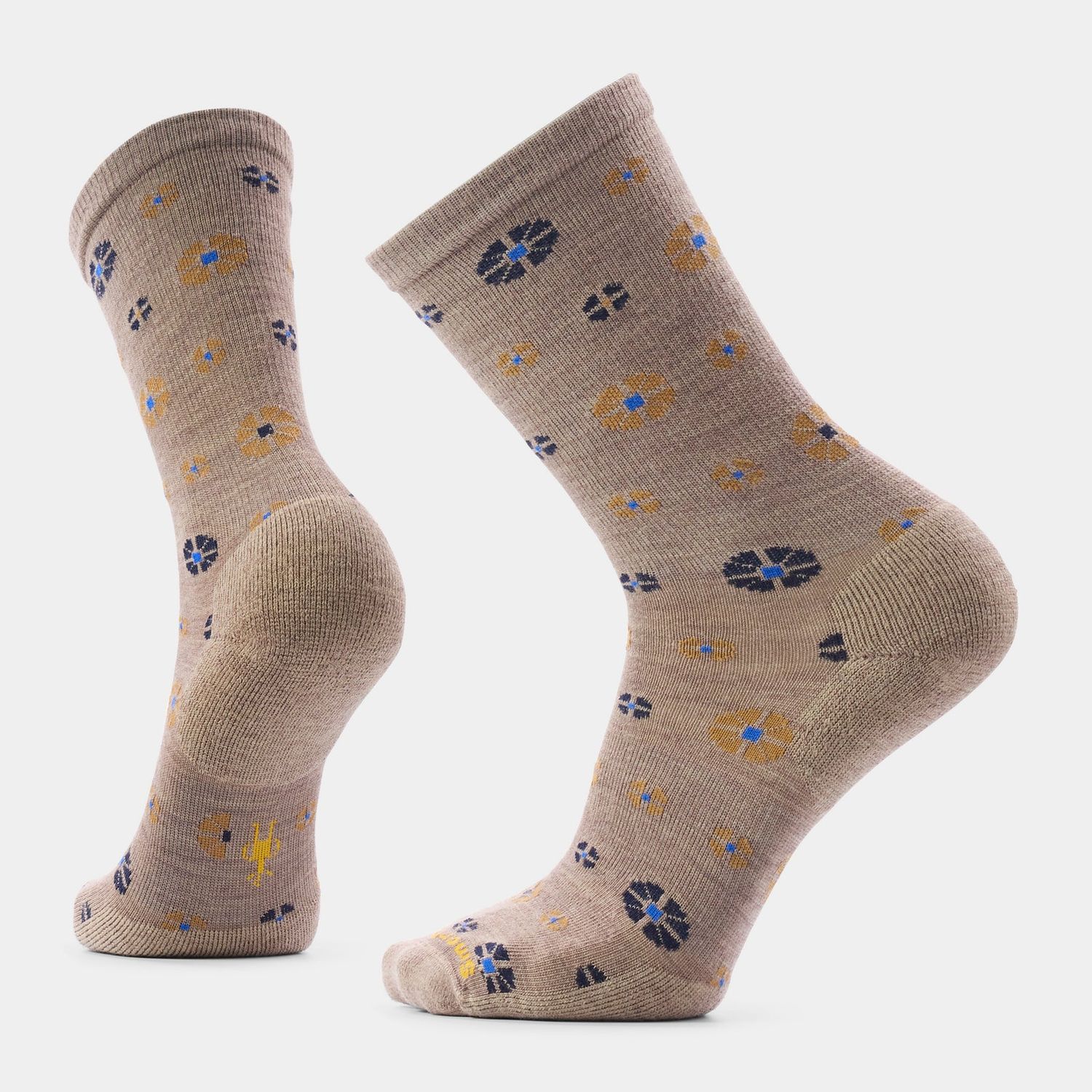 Everyday Wellshire Crew Socks, Colour: FOSSIL, Size: M