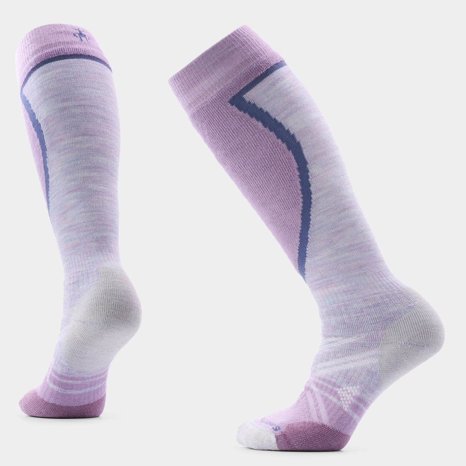 Women's Ski Full Cushion OTC Socks, Colour: PURPLE ECLIPSE, Size: S