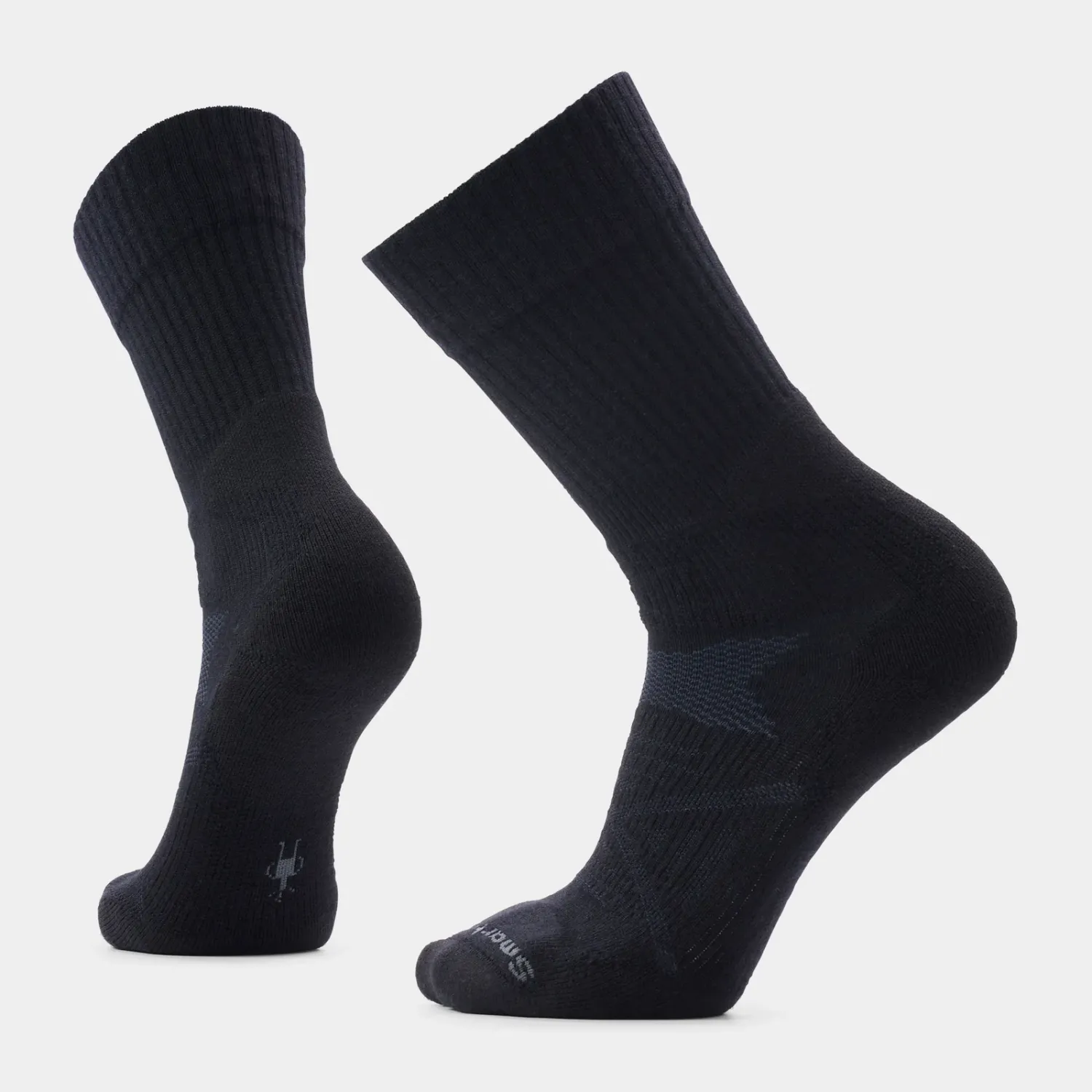 Work Light Cushion Tall Crew Socks, Colour: BLACK, Size: M
