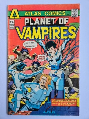 1975 Planet Of Vampires #3 - Atlas Comics (25 cents cover)