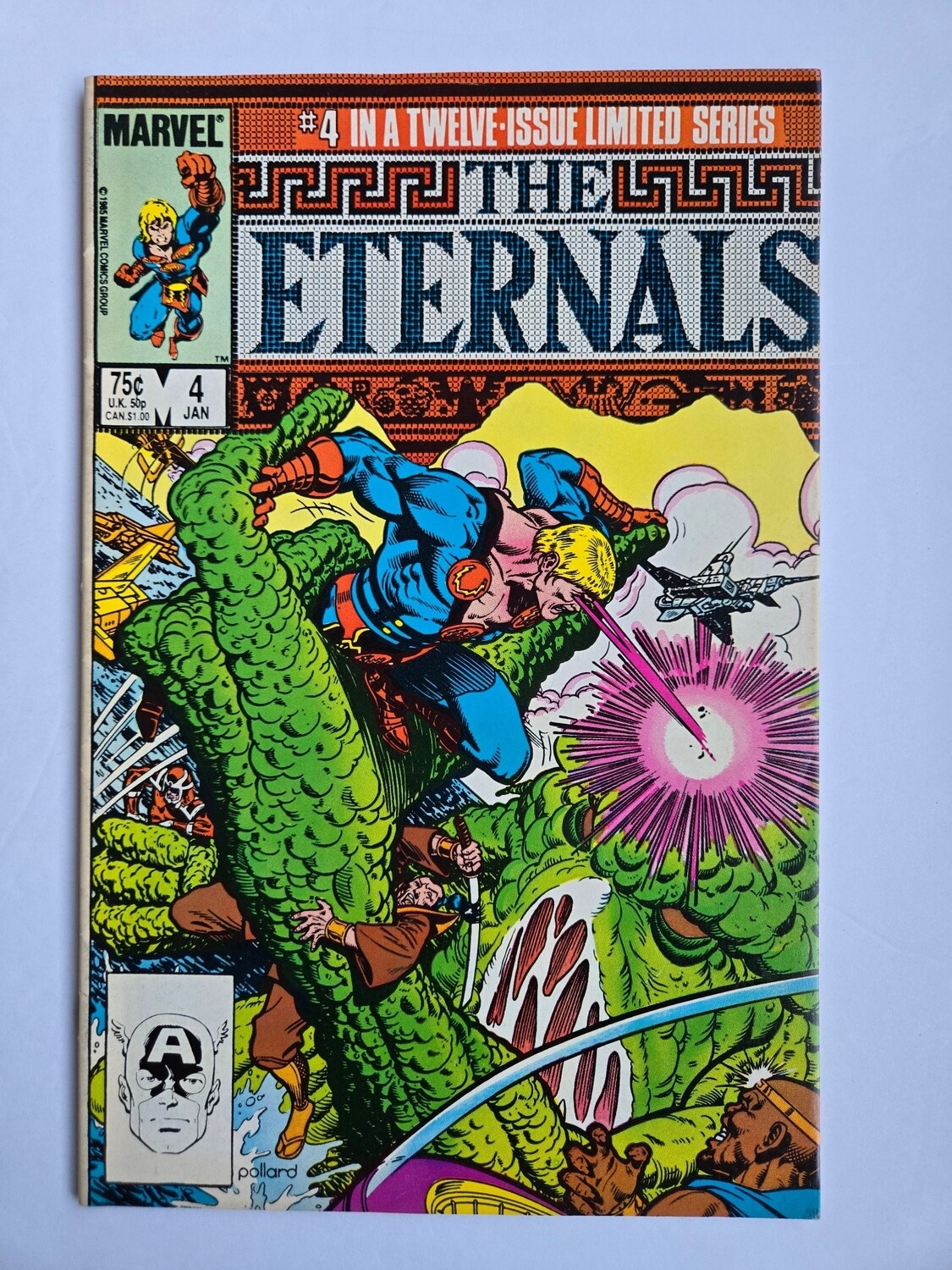 1986 The Eternals #4 - Marvel Comics (75 cents cover)