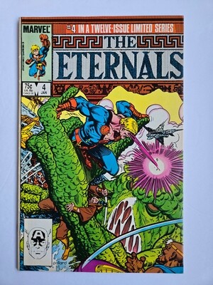 1986 The Eternals #4 - Marvel Comics (75 cents cover)